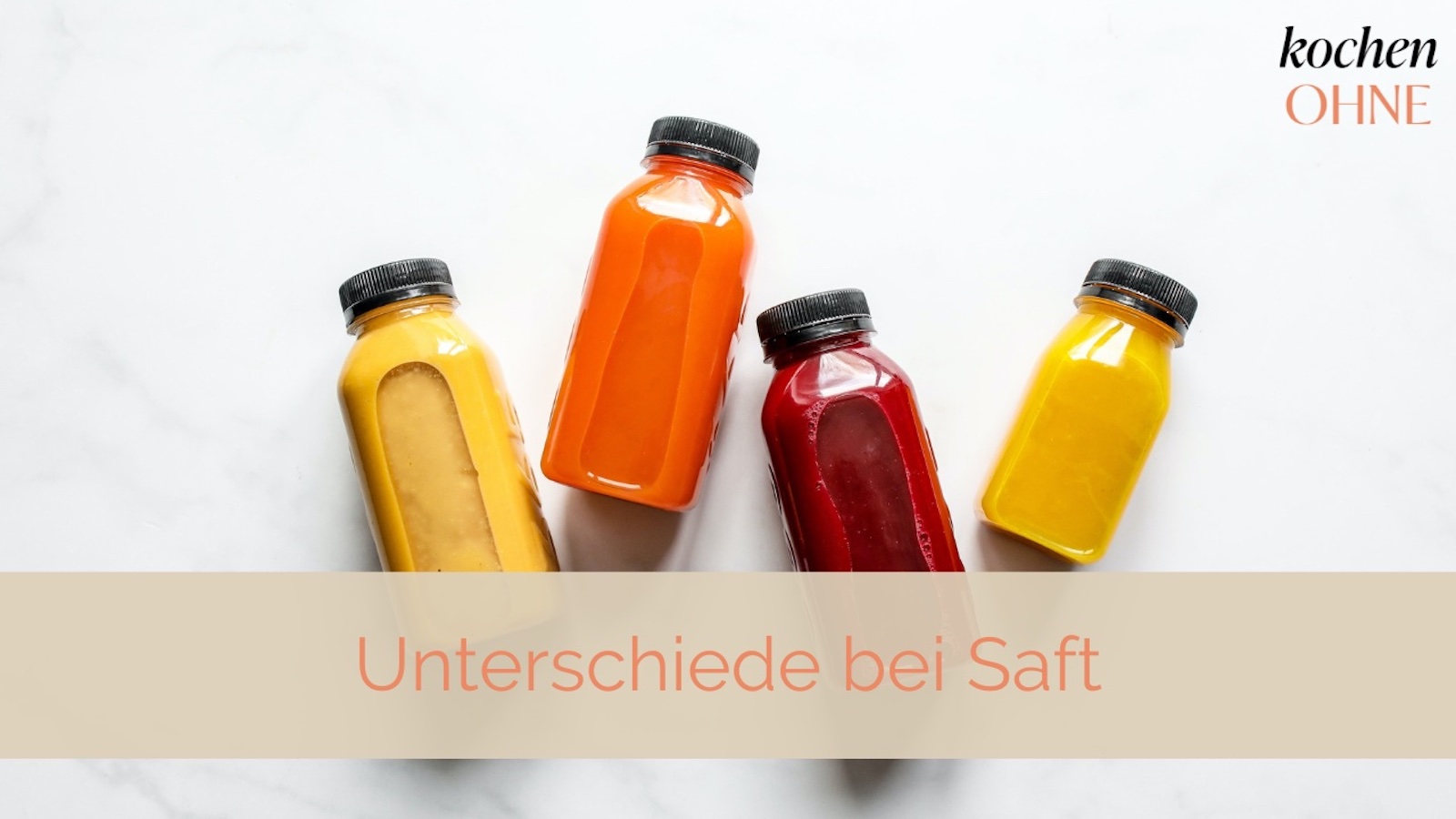 Unterschiede bei Saft