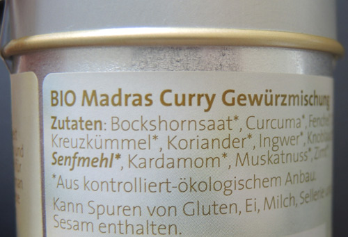 Allergenkennzeichnung