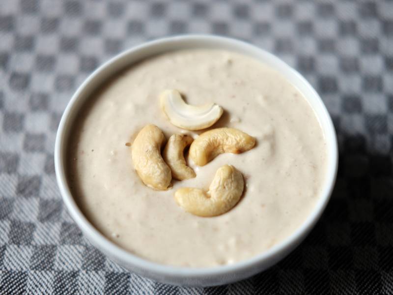 Cashew-Haferflocken-Frühstück