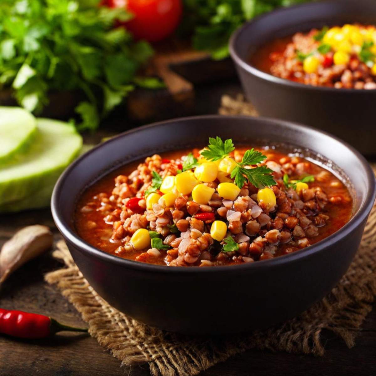 Buchenweizen Chili Bild