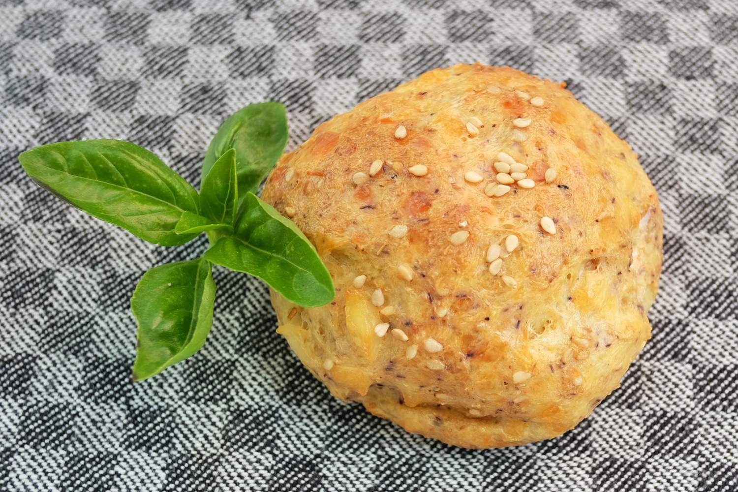 Hüttenkäse-Brötchen Bild