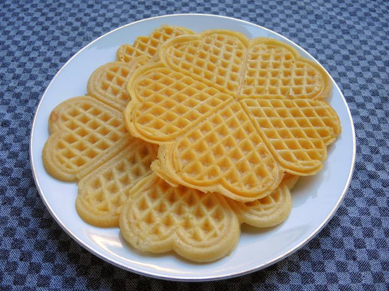 Vegane Maiswaffeln aus dem Waffeleisen