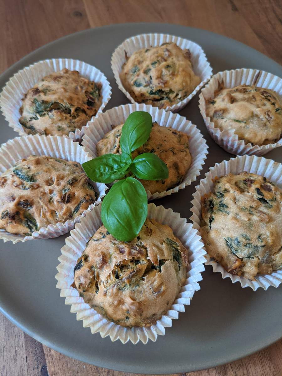 Räuchertofu-Spinat Muffins Bild