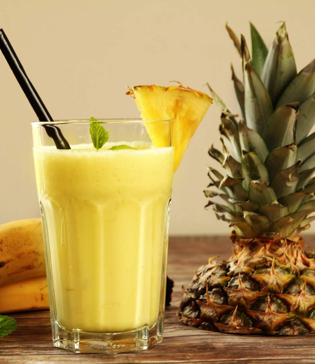 Eiweißshake - Ananas-Honig-Lassi Bild