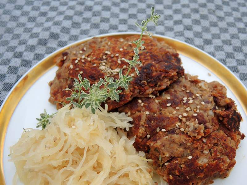 Veganer Süßkartoffel-Burger