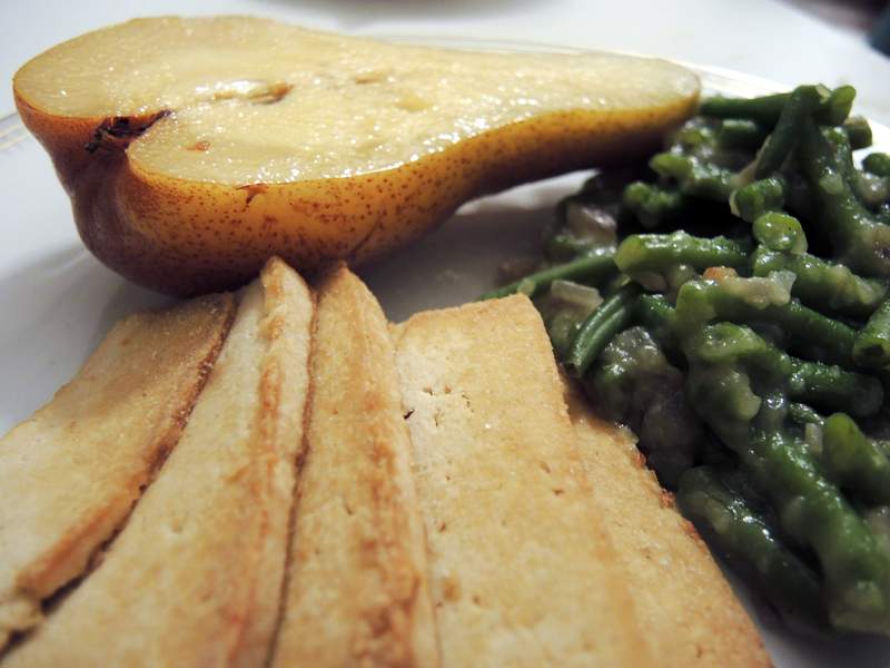 Birnen, Bohnen und Tofu