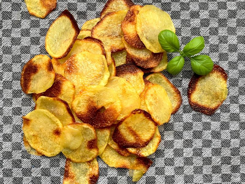 Chips mit Rapsöl