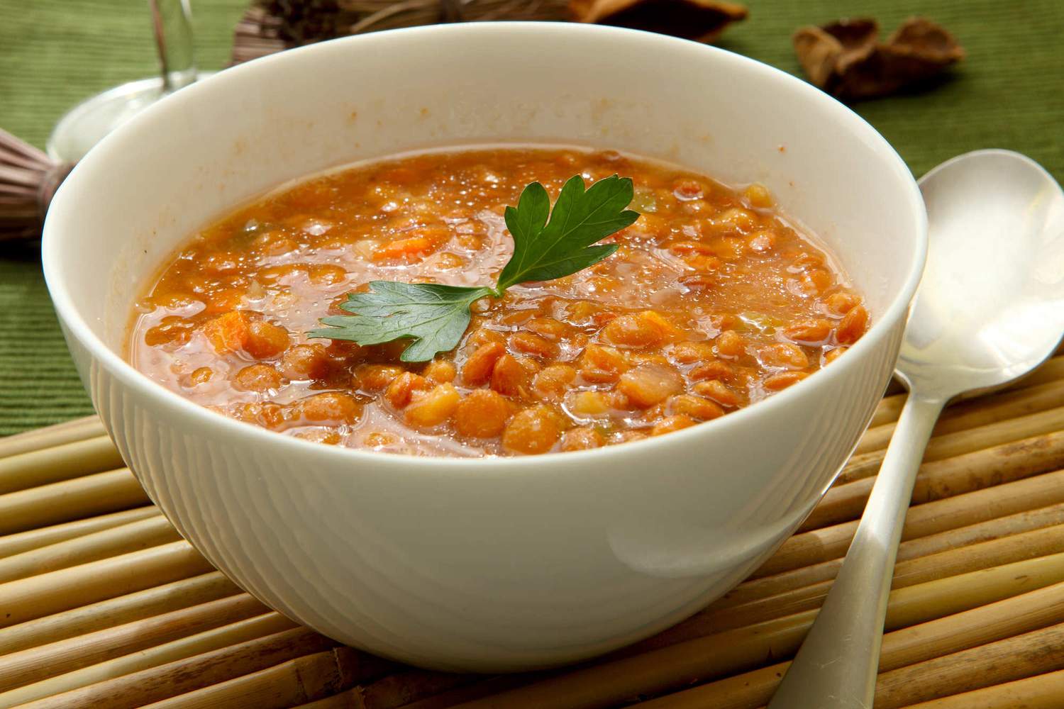 Aromatische Linsensuppe Bild