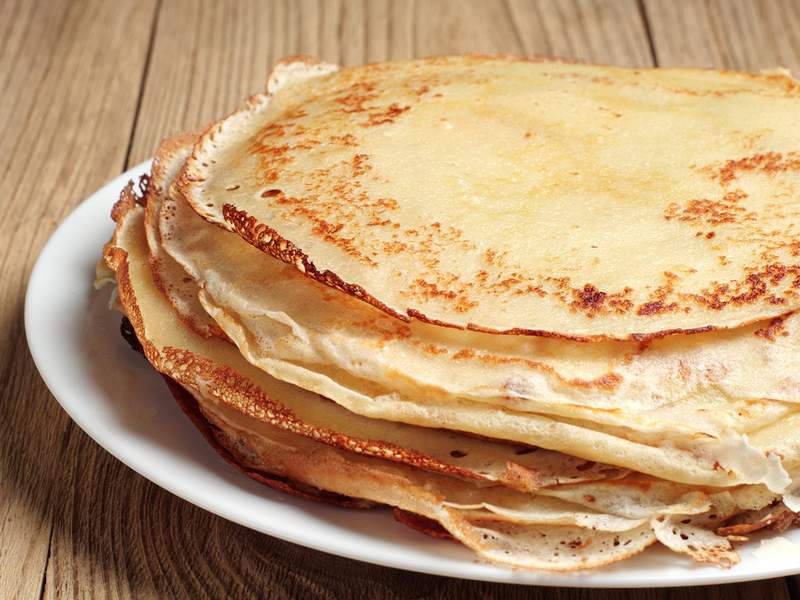 Pfannkuchen ohne Ei