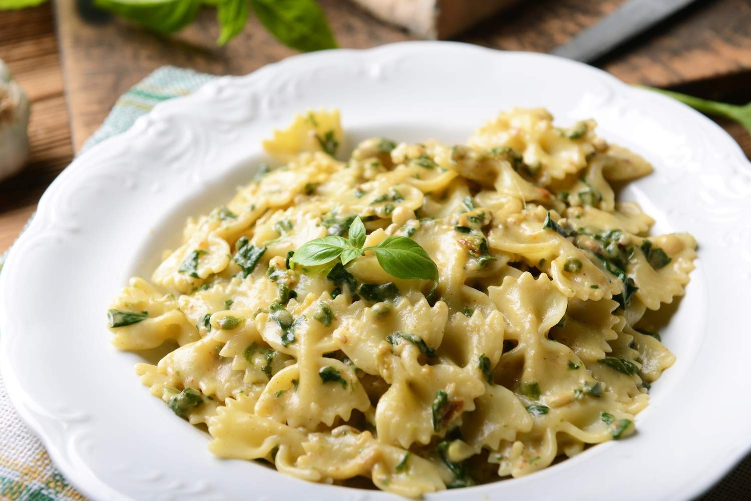 Pasta mit Gorgonzola-Soße Bild