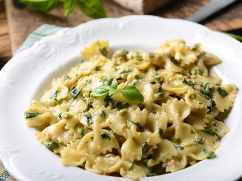 Pasta mit Gorgonzola-Soße