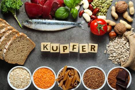 Kupfer Lebensmittel