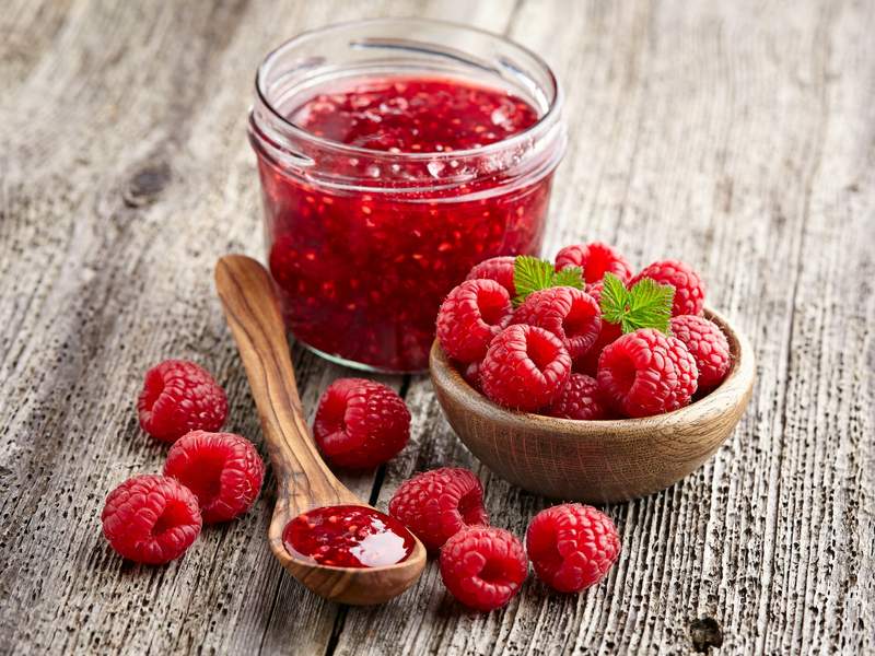 Himbeermarmelade ohne Gelierzucker