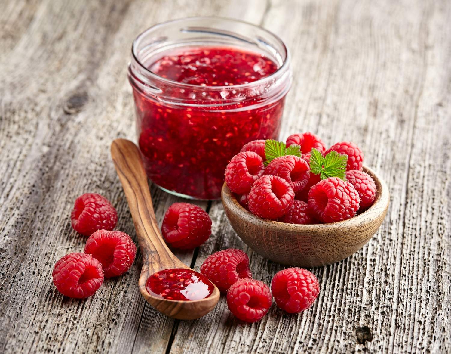 Himbeermarmelade ohne Gelierzucker Bild