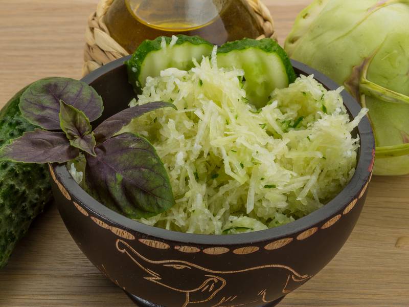 Kohlrabi-Salat