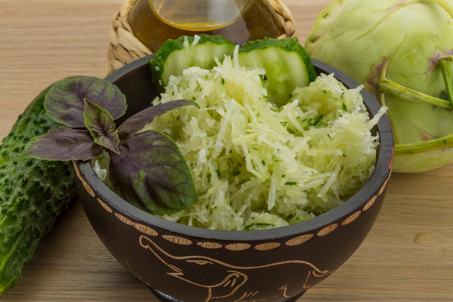 Kohlrabi-Salat Bild