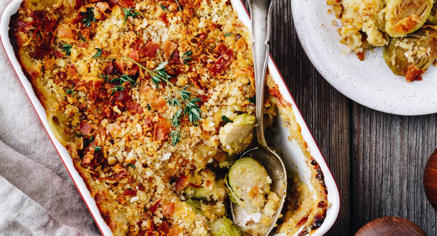 Rosenkohl-Hirse Gratin Bild