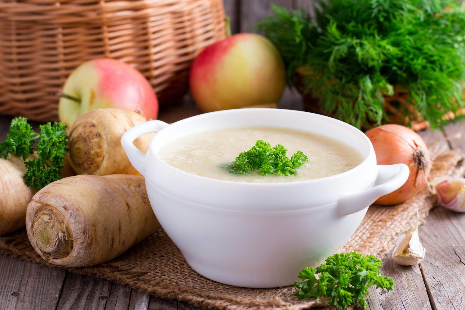 Pastinaken-Suppe Bild
