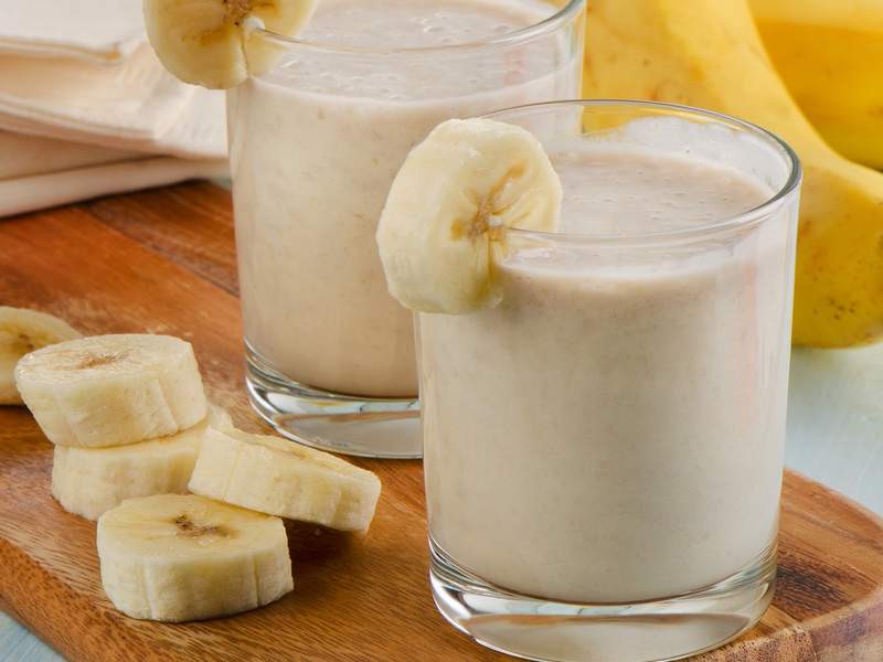 Bananenmilch laktosefrei