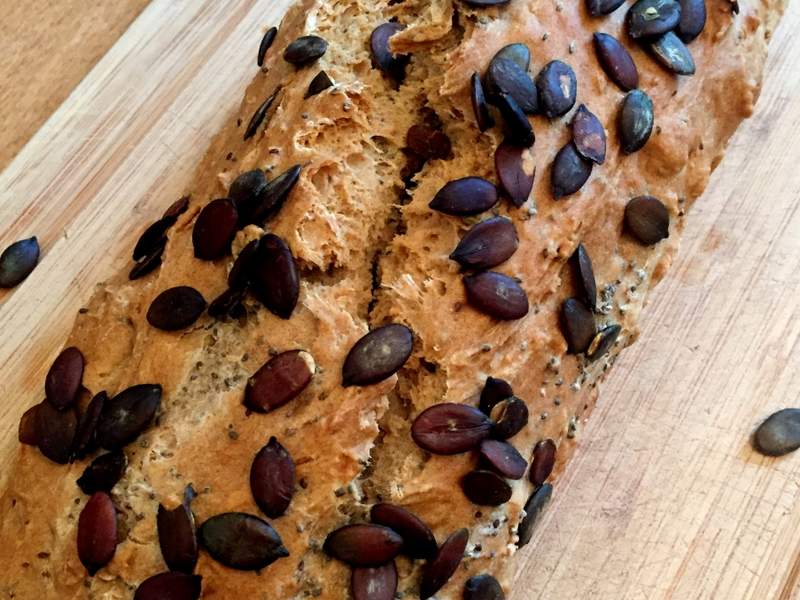 Dinkelbrot ohne Hefe