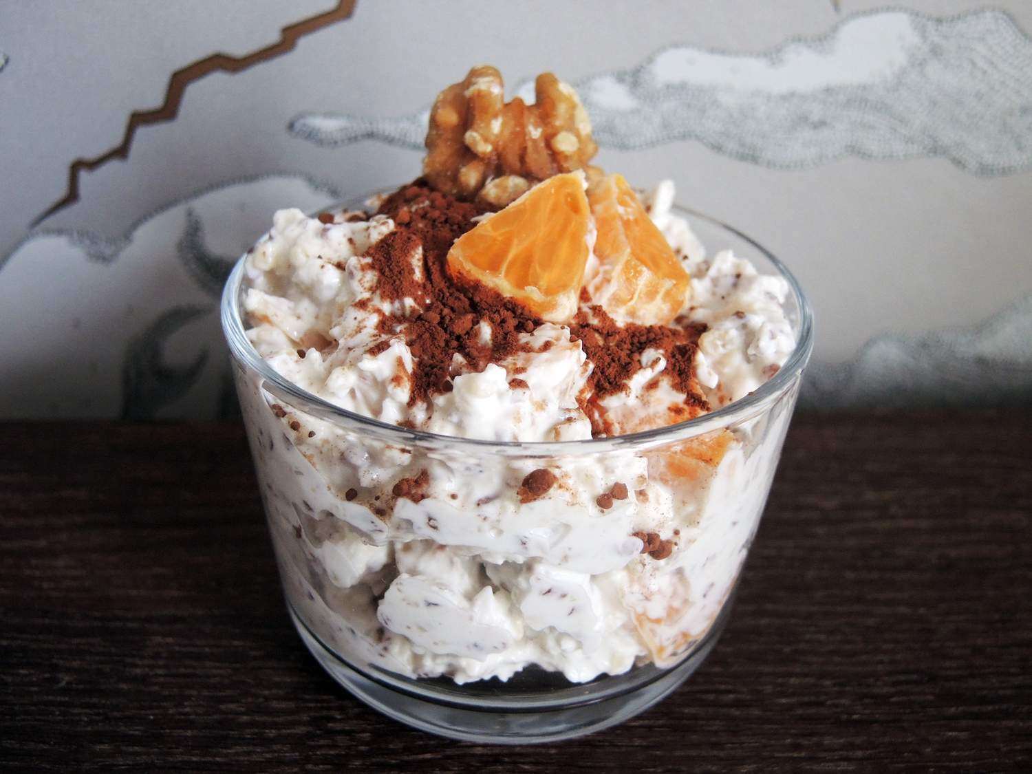 Low-Carb-Müsli mit Nüssen und Mandarine Bild