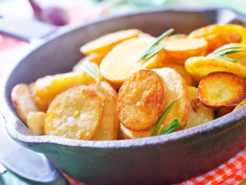 Bratkartoffeln ohne Vorkochen 