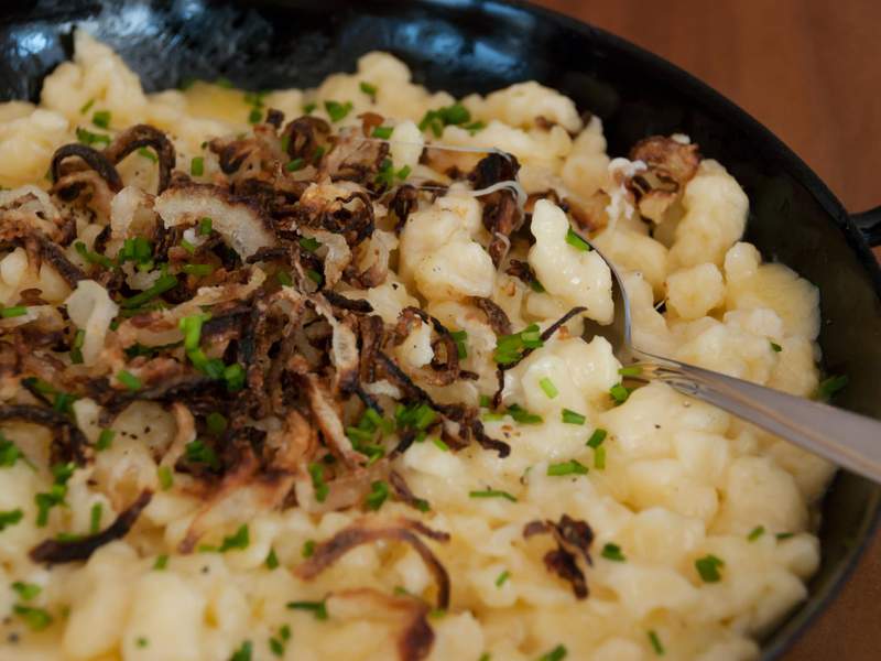 Glutenfreier Spätzle-Auflauf