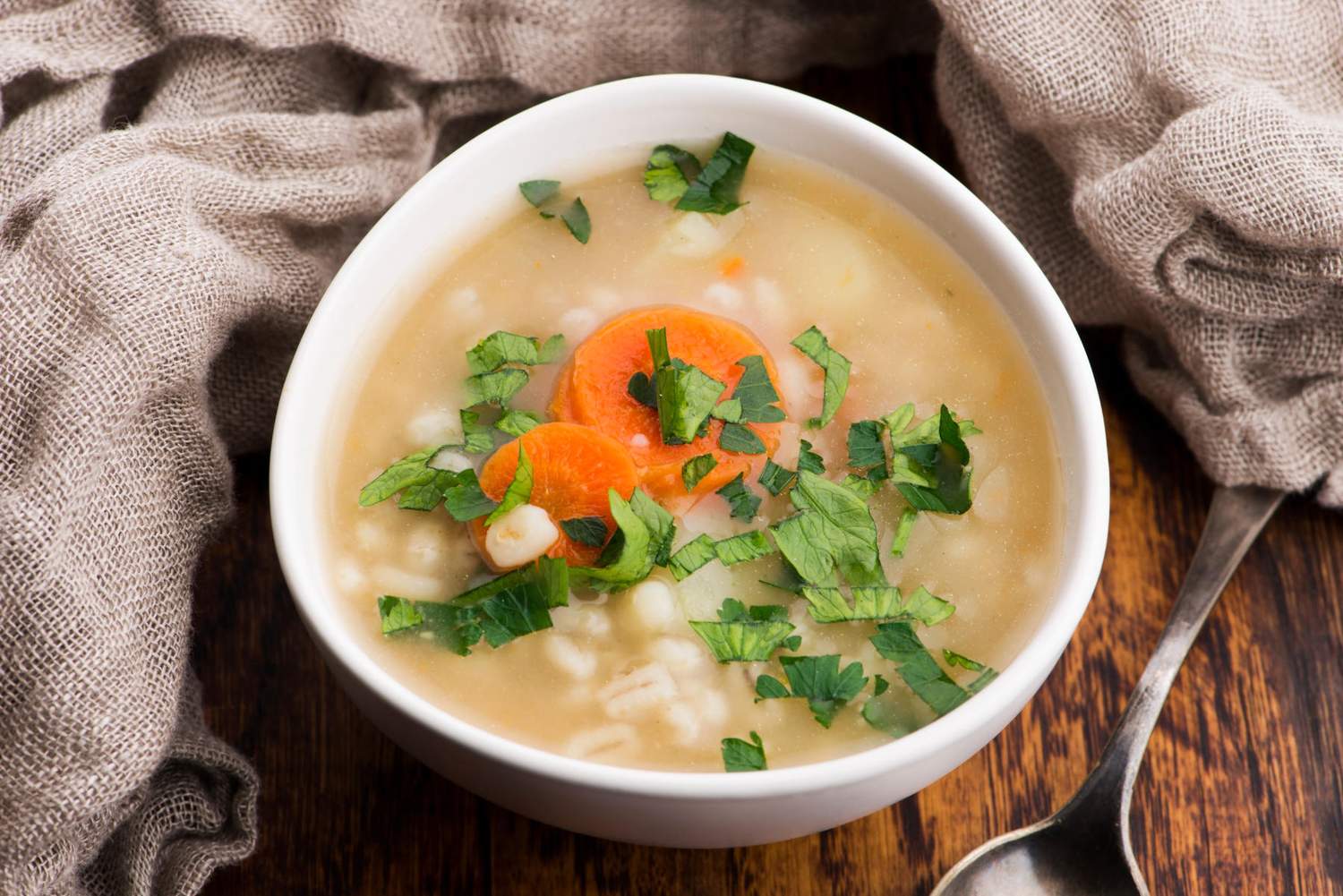 Ballaststoffarme Gerstensuppe Bild