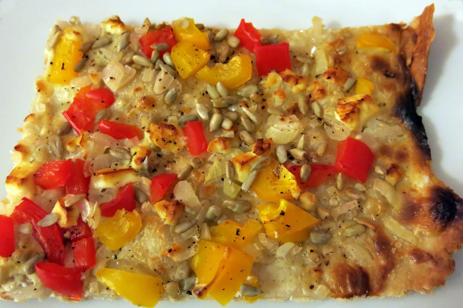 Schneller Flammkuchen ohne Hefe, histaminarm Bild
