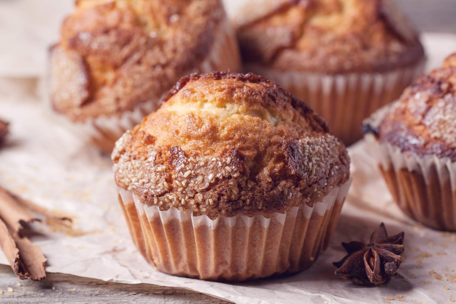 Buchweizen-Muffins mit Apfel Bild