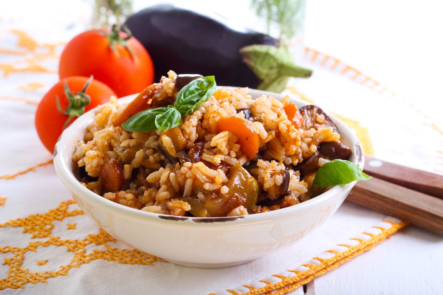 Vegane Gemüse-Paella  Bild