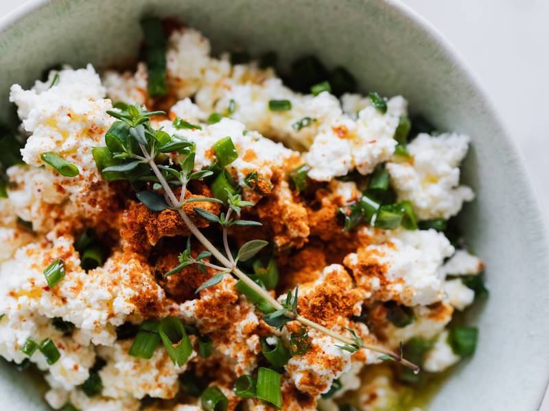 Feta-Hüttenkäse-Dip