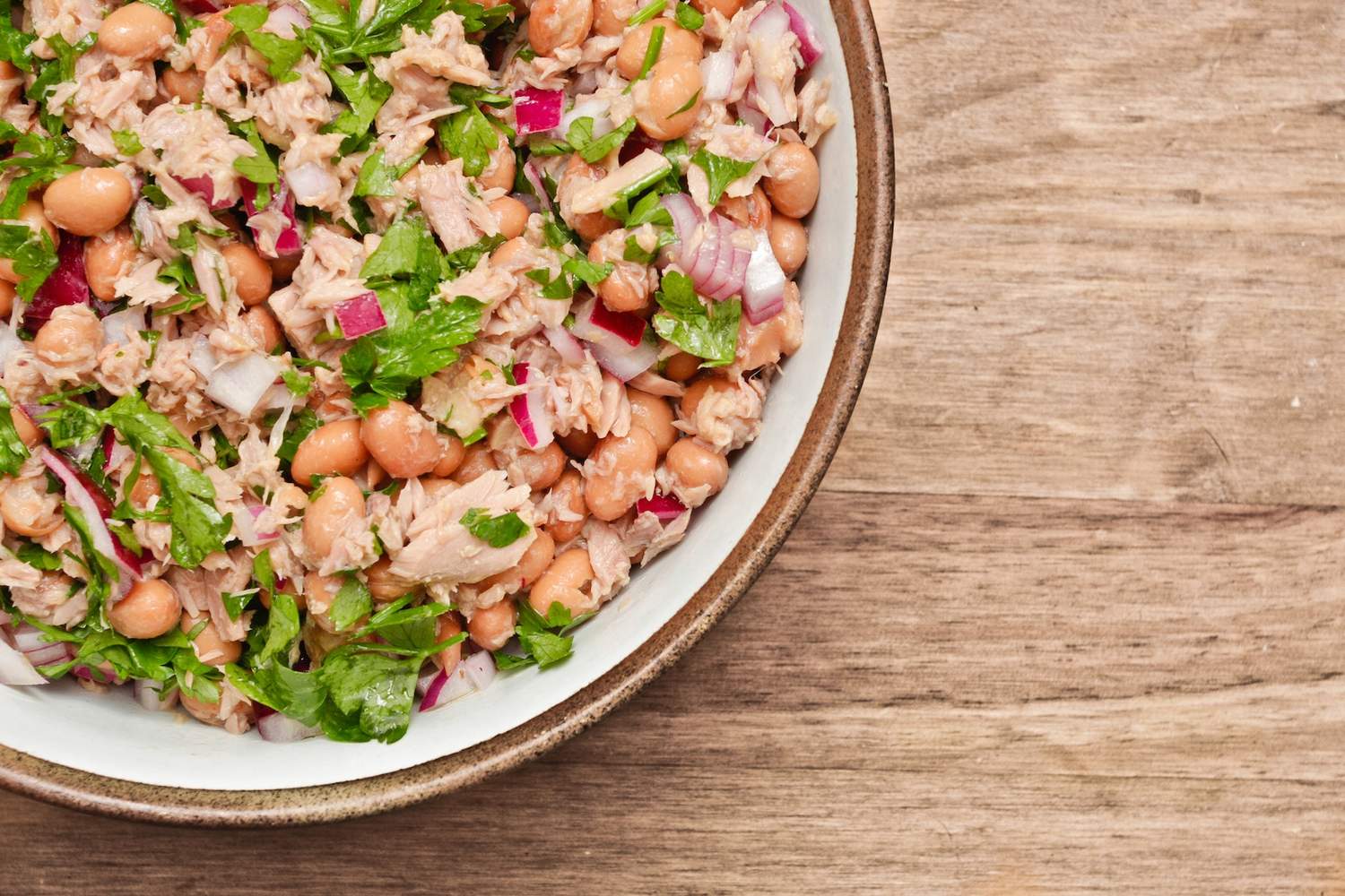Kichererbsen Thunfisch Salat Bild