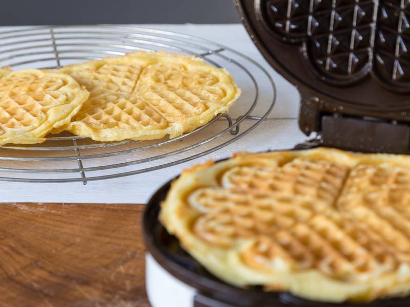 Waffeln mit Lupinenmehl