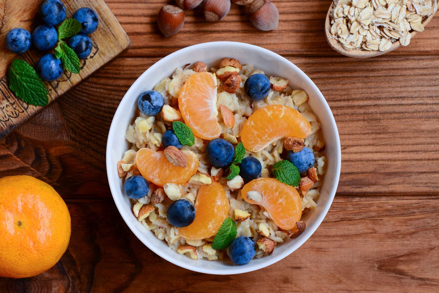 Mandelmilch-Gewürz-Porridge Bild