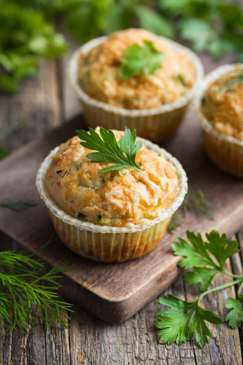 Pizza-Muffins Bild
