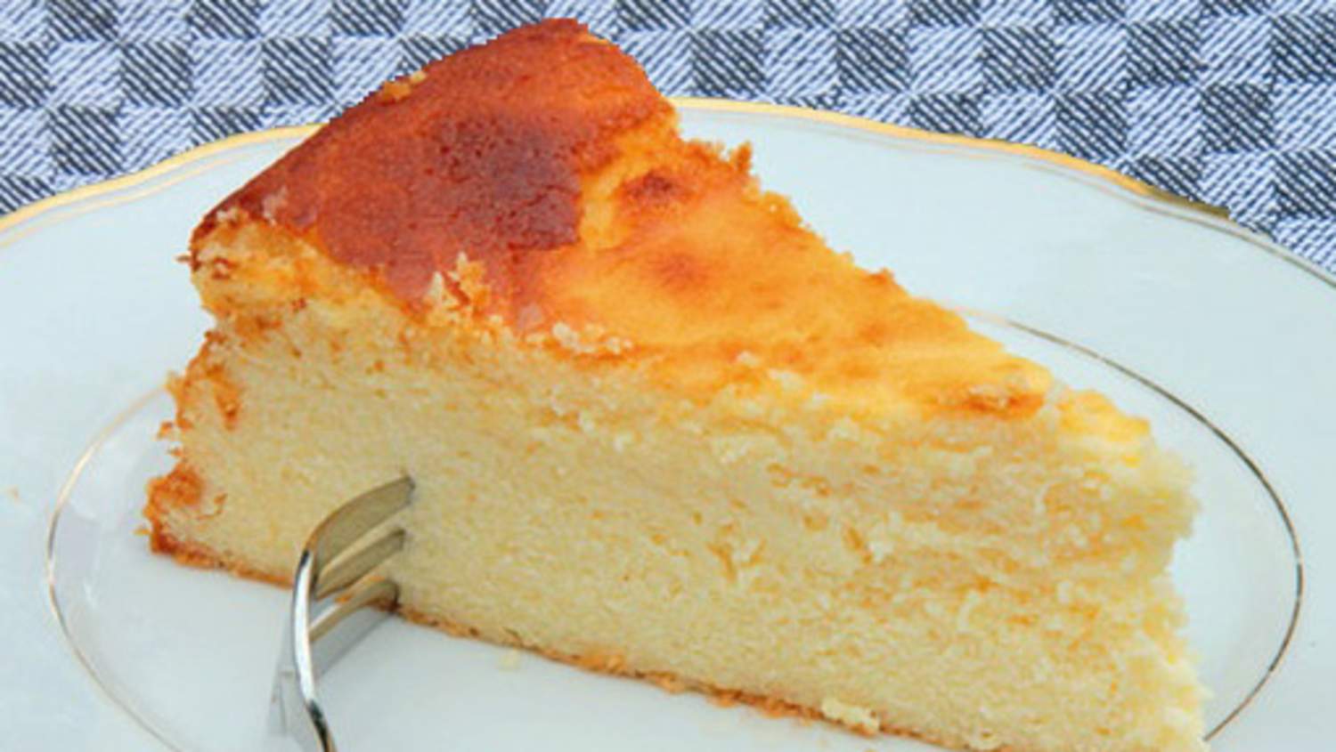 Käsekuchen ohne Mehl Bild
