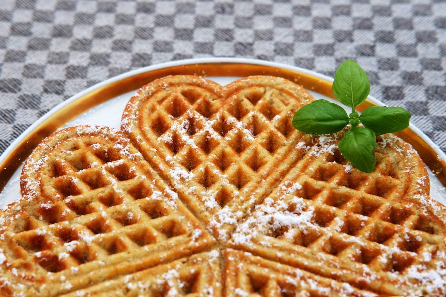 Haferflocken-Waffel Bild