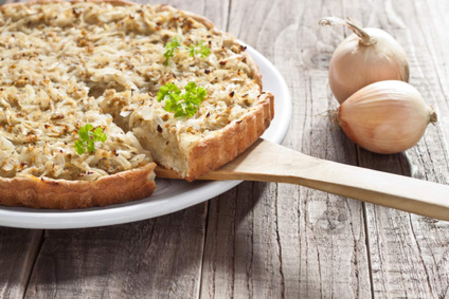 Glutenfreier Zwiebelkuchen Bild