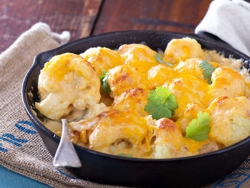Blumenkohlauflauf Low Carb