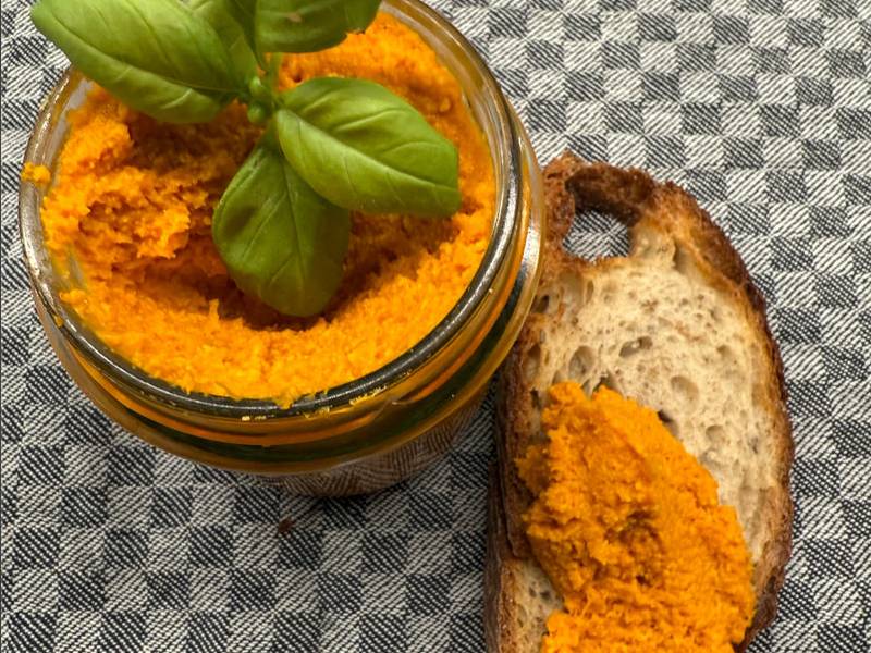 Protein Gemüse Aufstrich