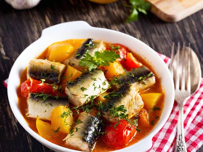 Gemüse Makrelen Ratatouille