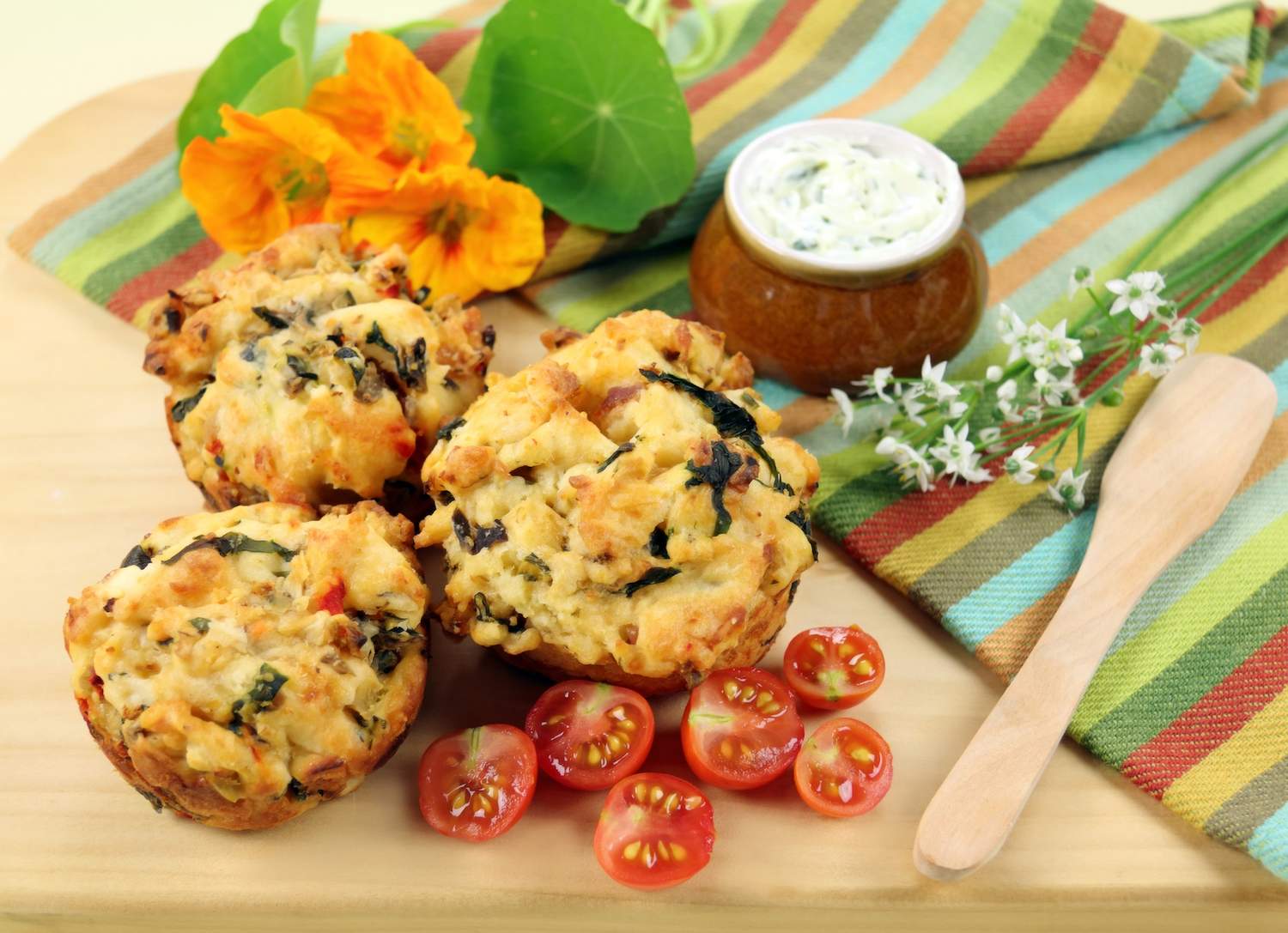 Herzhafte Polenta Muffins Bild
