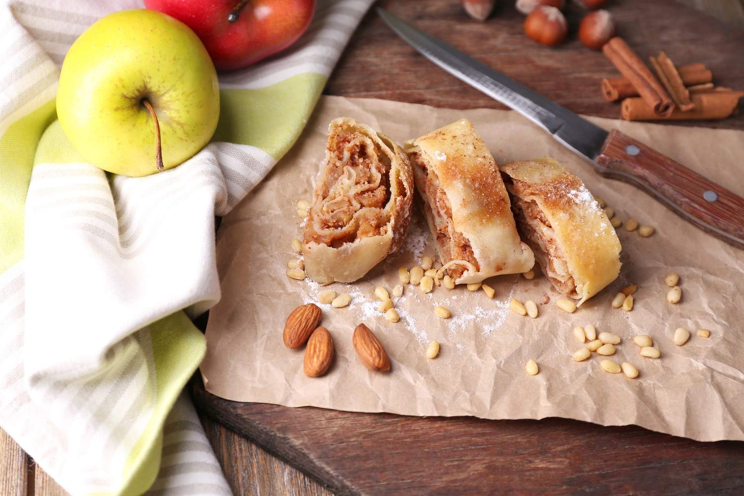 Veganer Apfelstrudel Bild