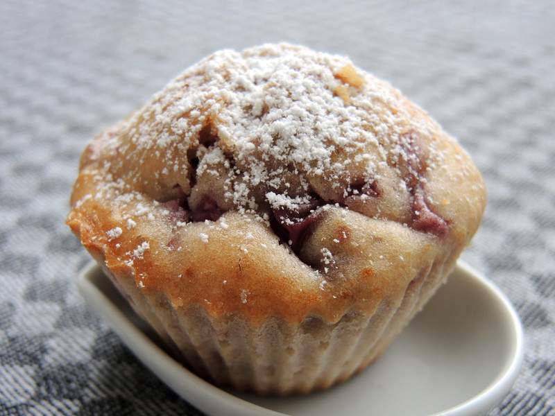 Kirsch-Muffins mit Öl 