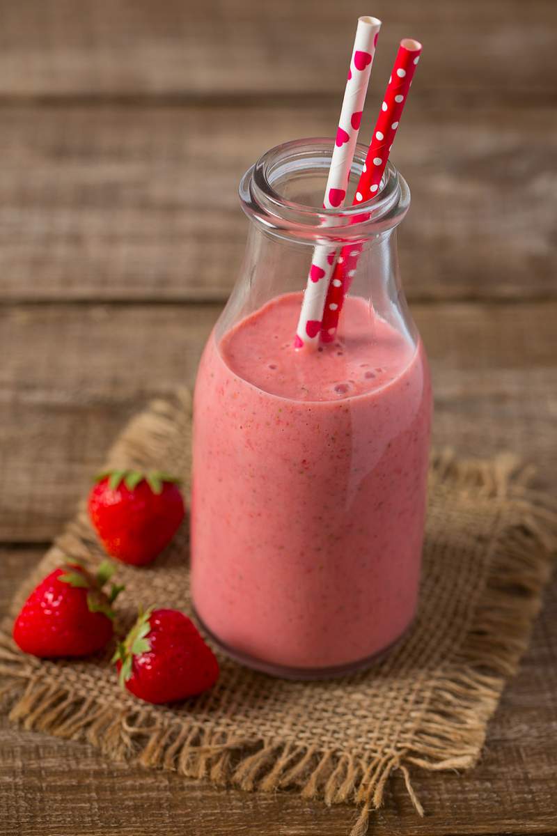 Erdeer-Molke-Drink Bild