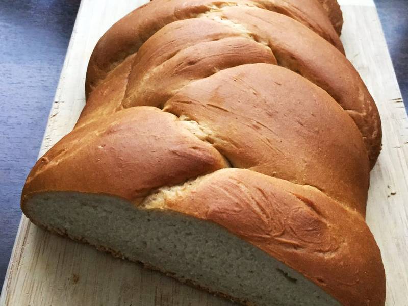 Veganer Hefezopf ohne Milch