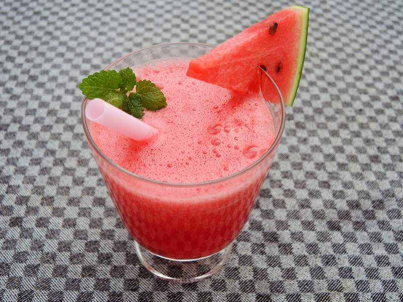 Wassermelonen-Apfel-Smoothie