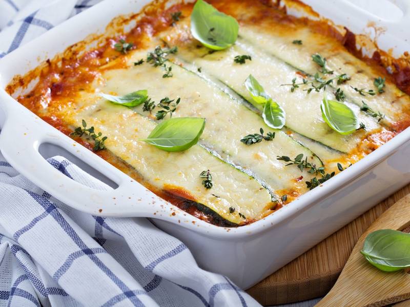 Low Carb Lasagne mit Zucchini 