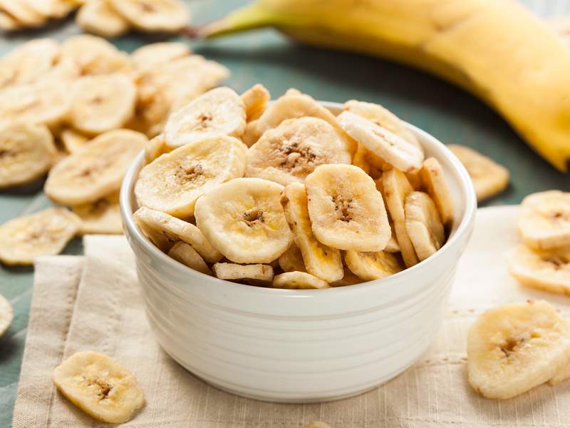 Bananenchips selber machen